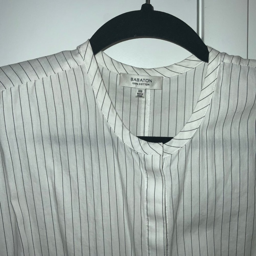 Aritzia: Babaton: Bat Wing Striped Blouse